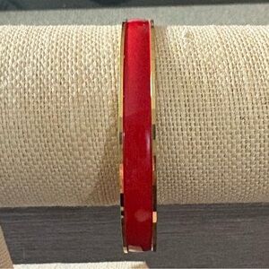 Vintage Red Gold Bangle Bracelet